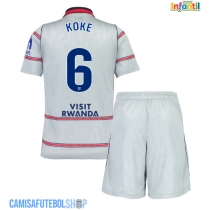 Camisa de time de futebol Atletico Madrid Koke #6 Replicas 3º Equipamento Infantil 2026-27 Manga Curta (+ Calças curtas)